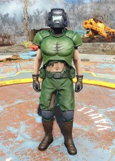 Doom Marine armor Fallout Wiki Fandom