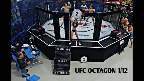 UFC OCTAGON DIORAMA 1/12 - YouTube