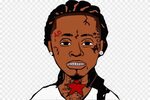 Lil Wayne The Boondocks Rapper Cartoon, gucci sure, permaina