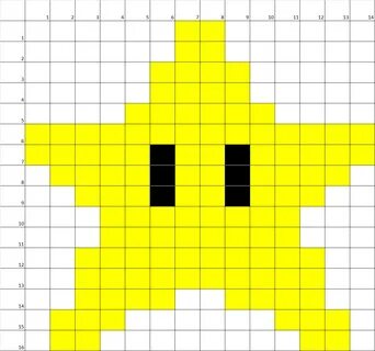 Minecraft Pixel Art Grid Mario Minecraft