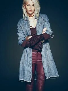 free people denim duster Online Shopping