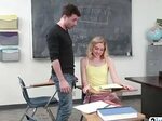 a horny blonde schoolgirl gets banged hard by her teacher in