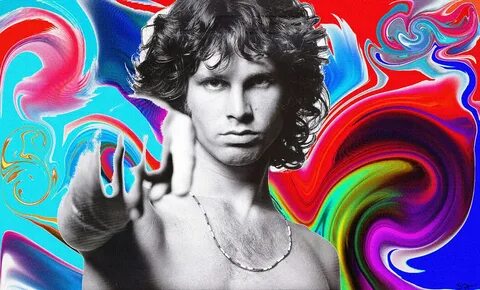Jim Morrison Street Art Digital Art by Abstract Angel Artist