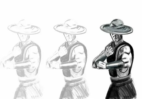 Artwork: Kung Lao (Mortal Kombat game charachter) Блокчейн Г