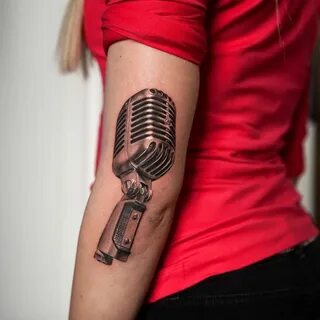 Татуировки микрофон (59 фото)