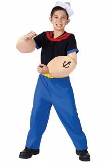 Fun World Child Popeye Costume - Funtober