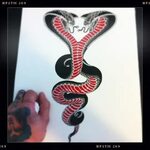 Two headed cobra by Roger Merling Meijer Snake tattoo design