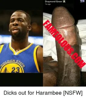 DEN S 23 Draymond Green 1m Ago Dicks Out for Harambee NSFW B