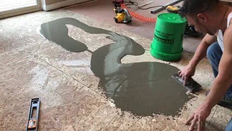 How To Install Levelquik Rs Self Leveling Underlayment Youtu