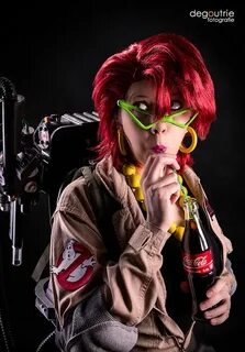Ghostbusters - Janine Melnitz is drinking a Coke by kathy160