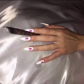 Playboy nails in 2019 Acrylic nails, Bunny nails, Nails