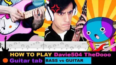 How to play Davie504 Ft. TheDooo BASS vs GUITAR Epic Battle 