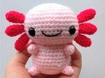 DIGITAL ITEM: Axel the Axolotl PDF Crochet Pattern Cute Etsy