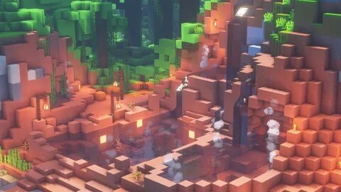 Hot springs! : Minecraft Minecraft aquarium ideas, Minecraft