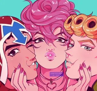 #JJBA part 5# Giorno_Giovanna #Trish_Una #Guido_MistaArtis -