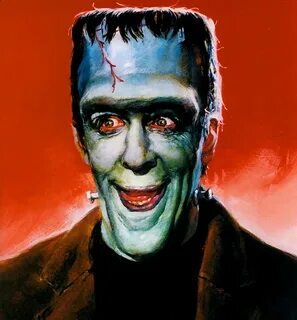 Herman Munster by Basil Gogos Halloween horror movies, Horro