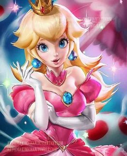 Pin by Ashley Wright on Non Disney art Mario and princess pe