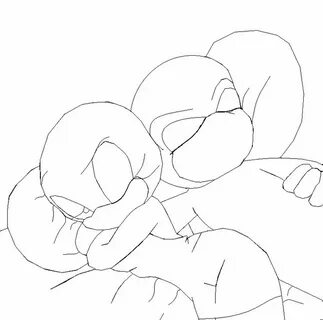 Sonic Couple Sleep Base by JAVA-MOCHA Sonic art, How to draw