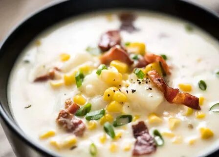 Corn Chowder with Bacon RecipeTin Eats