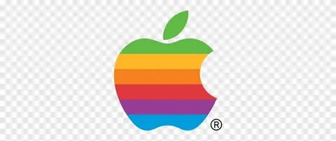 Apple Logo Rainbow Color Brand, apple, company, text png PNG