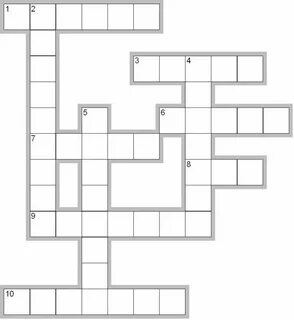 Blank Crossword Puzzle Printable crossword puzzles, Crosswor