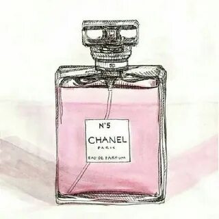 Chanel n*5 Perfume chanel, Pink tumblr, Desenho de maquiagem