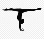 Library of gymnast handstand clip art transparent library pn