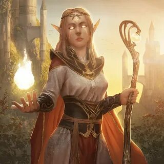 Elf Sorcerer by ameeeeba Character portraits, Dungeons and d