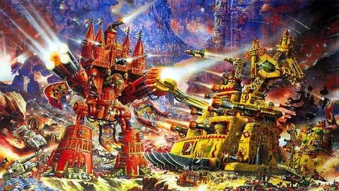 Старые и новые арты Warhammer 40K.