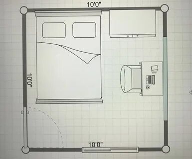 10x10 bedroom layout Small bedroom layout, Bedroom layout de