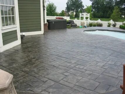 Stamped Concrete - Moon Decorative Concrete Concrete patio d