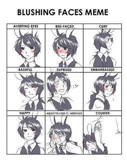 Blushing Face Meme