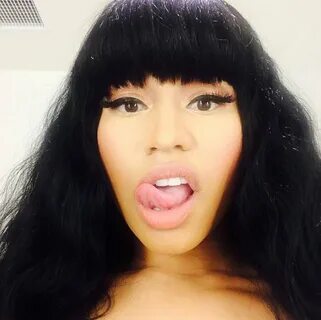 Nicki minaj mouth open