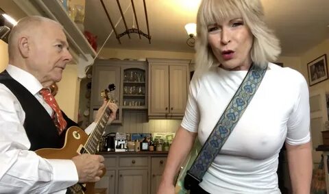 Robert Fripp and wife Toyah's new Sunday Lunch cover. (And t