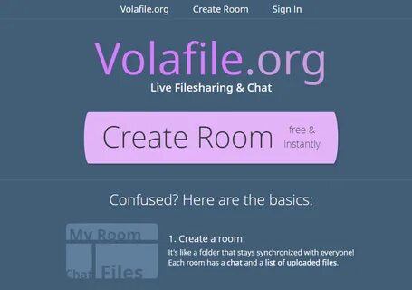 Volafile Live filesharing and chat - ProxyRack