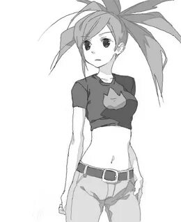 Flannery Girl cartoon, Pokemon characters, Pokemon pictures