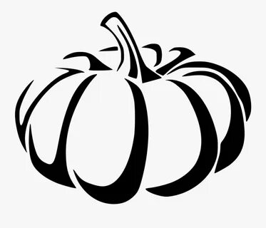 Clip Art Clip Art Pumpkin Black And White - Pumpkin Black An