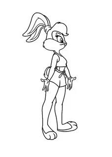 Picture Of Lola Bunny Coloring Pages - Download & Print Onli
