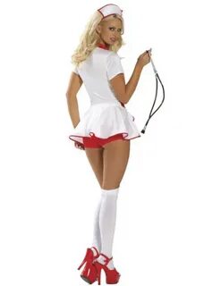 Download Sexy Halloween Nurse Costume PNG Image with No Back