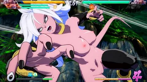 Dragon Ball FighterZ Nude Mod Strips Android 21 - Sankaku Co