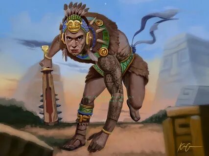 Kim Carreon - Aztec Warrior