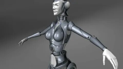 Karan Singh Rawat - Female Robot Concept