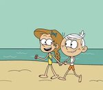 At The Beach by FiveFreddy05 The loud house fanart, Loud hou