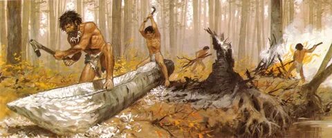 Les temps préhistoriques by Pierre Joubert American indian a