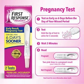 First Response Early Result Pregnancy Test, 3 Pack (Packaging & Test.