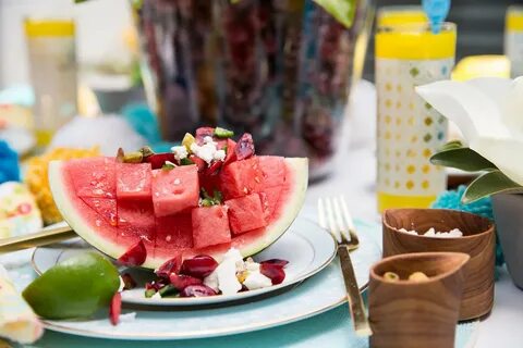 Cherry Watermelon Wedge Salad - Camille Styles