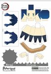 Demon Slayer Inosuke papercraft p.1 Anime crafts, Anime prin