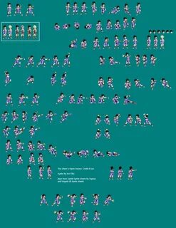 Kyabe Base Form Sprite Sheets MUGEN Dragon Ball by joeflizz 