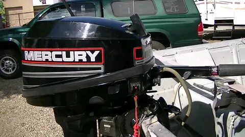 1996 15 hp MERCURY OUTBOARD - YouTube