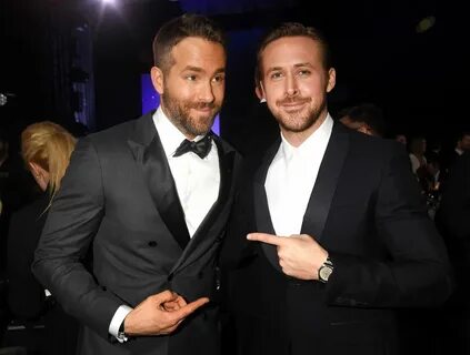 Watch Ryan Gosling and Ryan Reynolds Point at Each Other